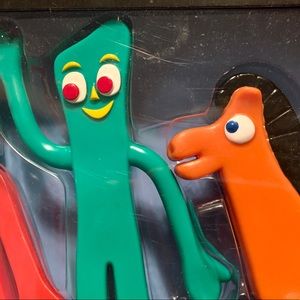 Collectible Original Gumby bendable figures & dvd